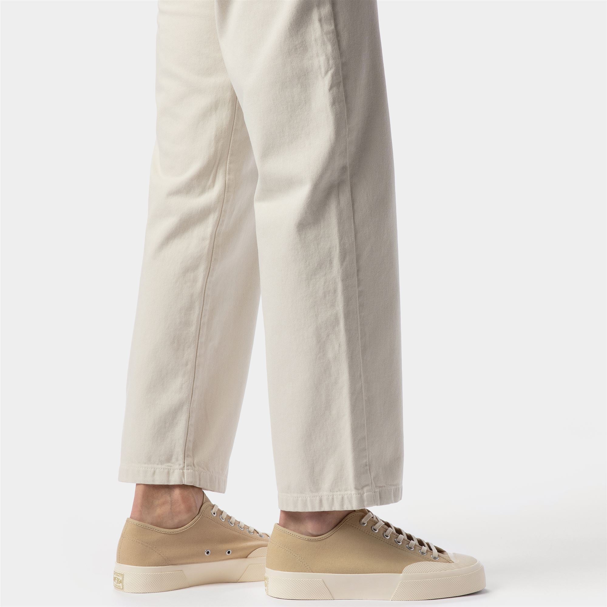 2432 WORKS LOW CUT COTTON CANVAS - Sneakers - Low Cut - Unisex - Beige-Off White - Image 7