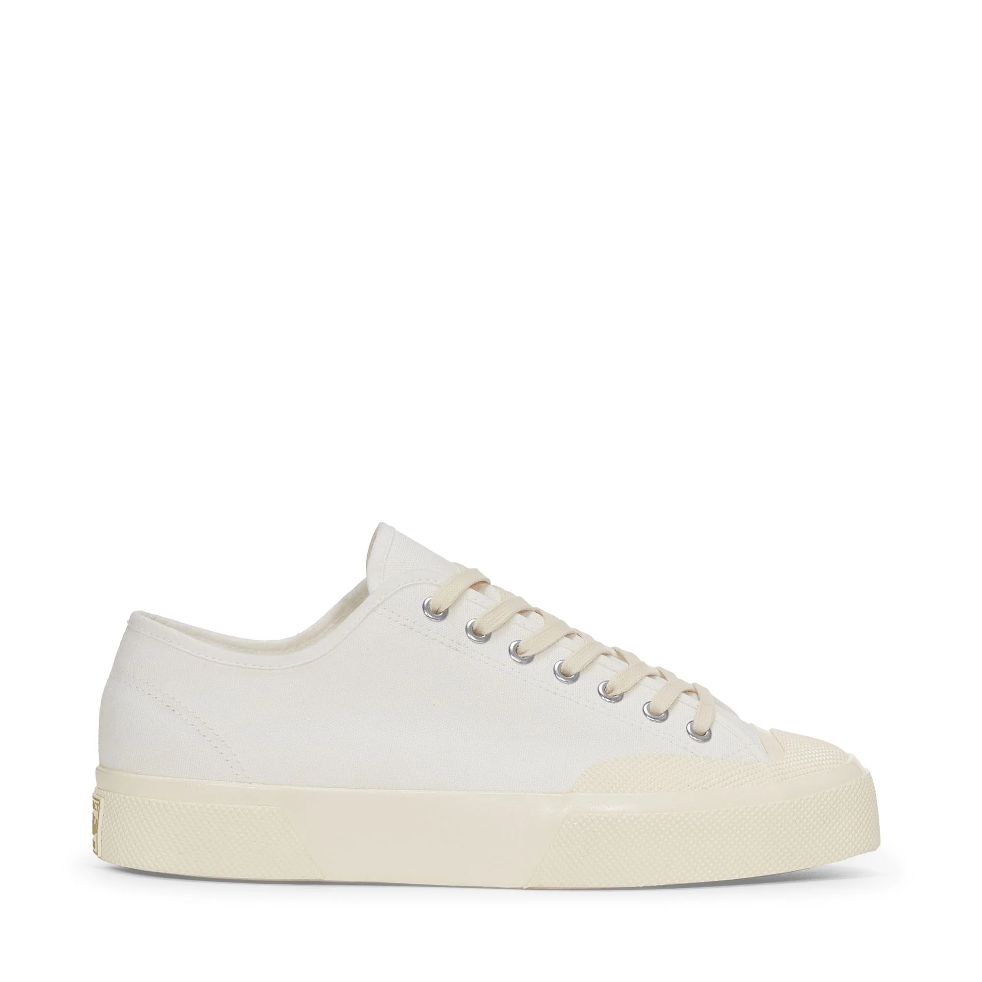 2432 WORKS LOW CUT COTTON CANVAS - Sneakers - Low Cut - Unisex - White-Off White