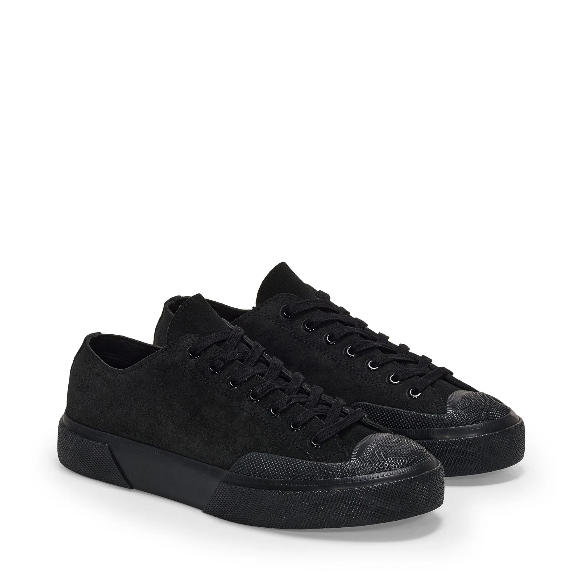 2432 WORKS SUEDE FLESH OUT - Sneakers - Low Cut - Unisex - Full Black-Black - Image 2