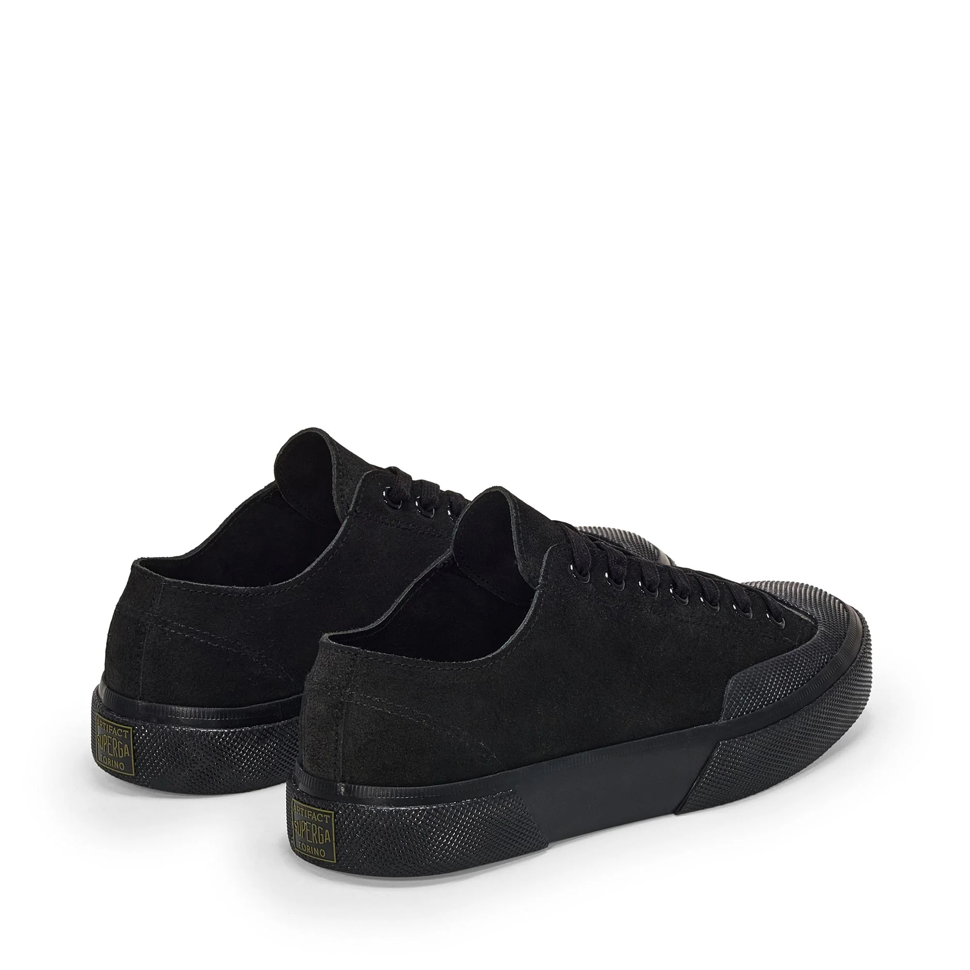 2432 WORKS SUEDE FLESH OUT - Sneakers - Low Cut - Unisex - Full Black-Black - Image 3