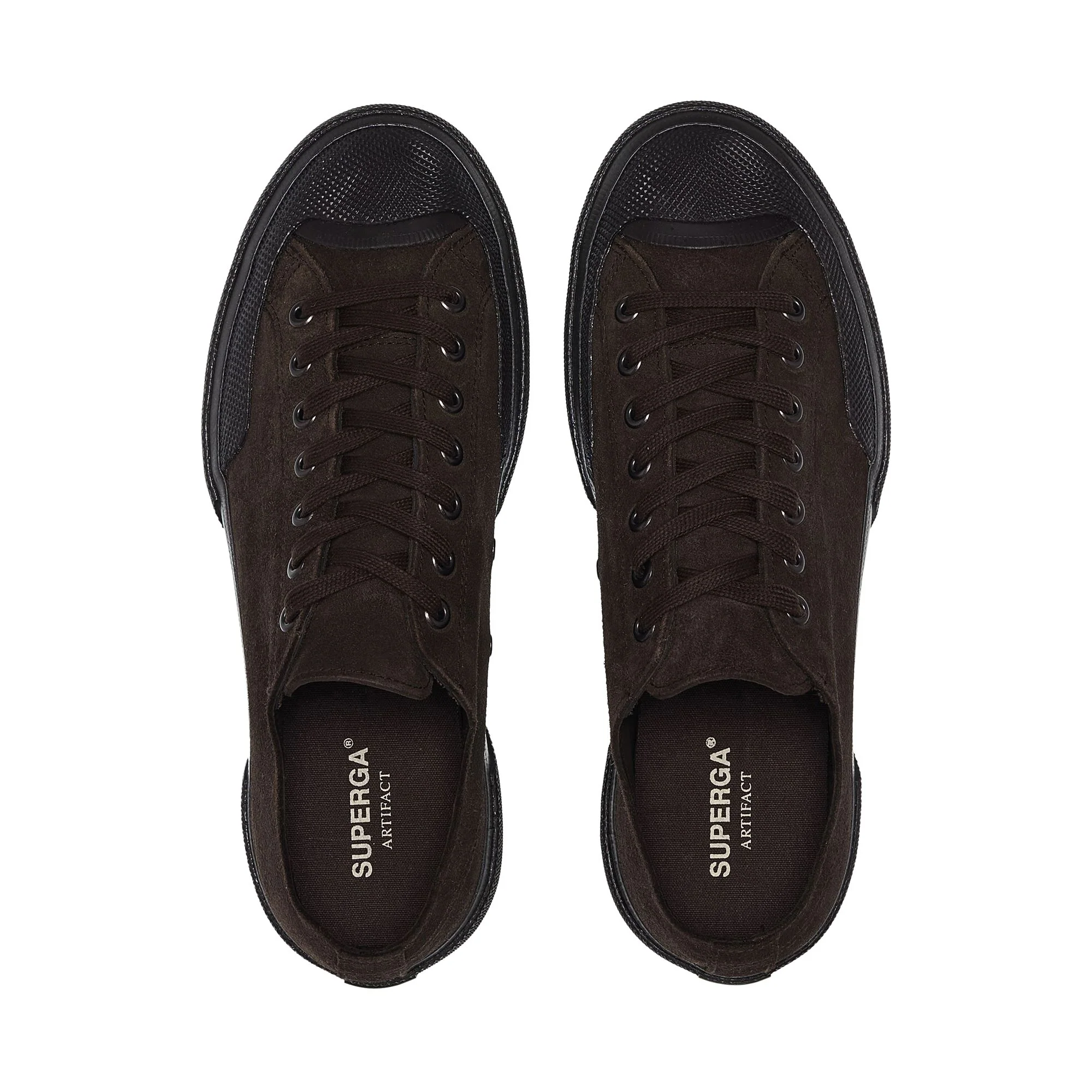 2432 WORKS SUEDE FLESH OUT - Sneakers - Low Cut - Unisex - Full Brown Coffee - Image 4