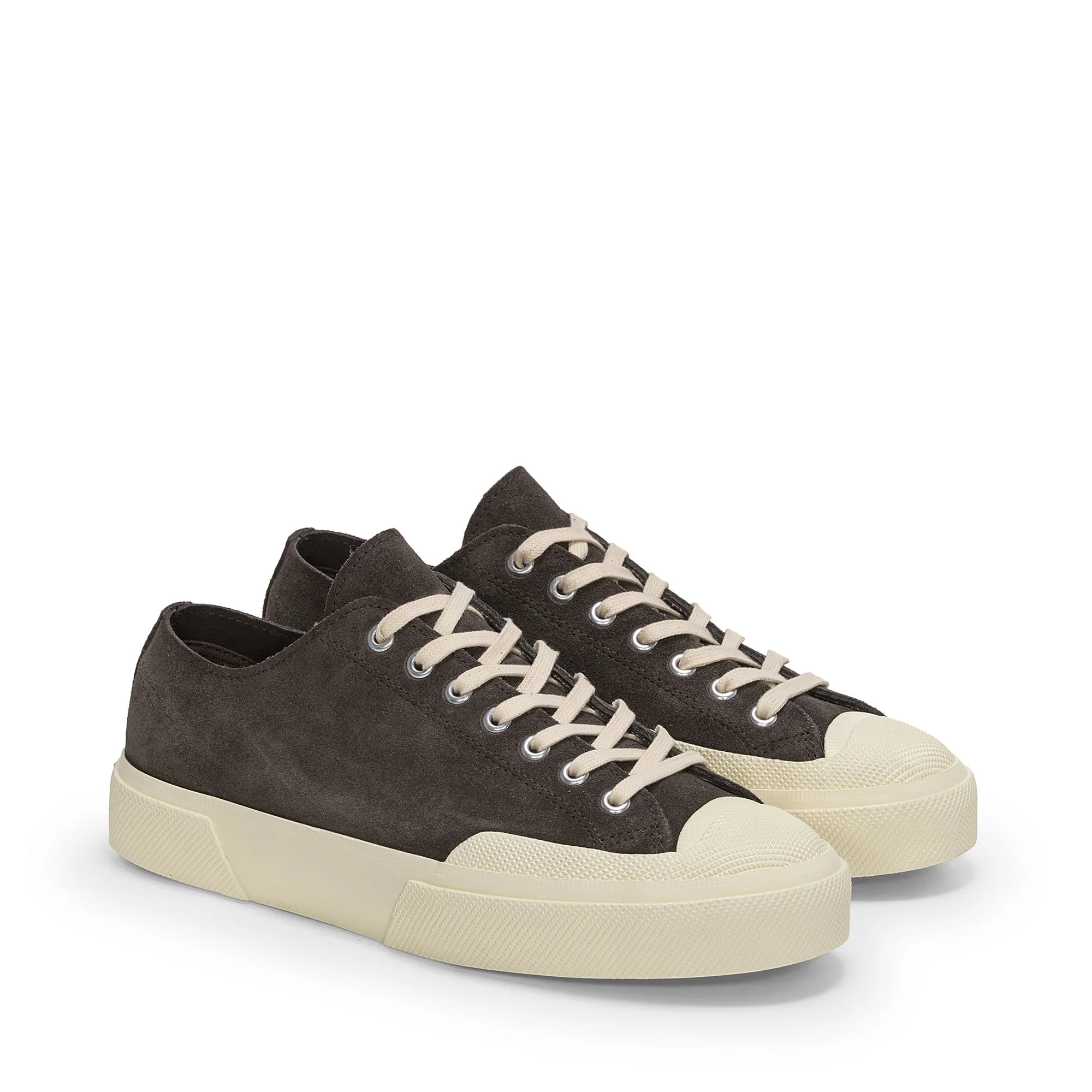 2432 WORKS SUEDE FLESH OUT - Sneakers - Low Cut - Unisex - Grey Volcanic-OffWhite - Image 2