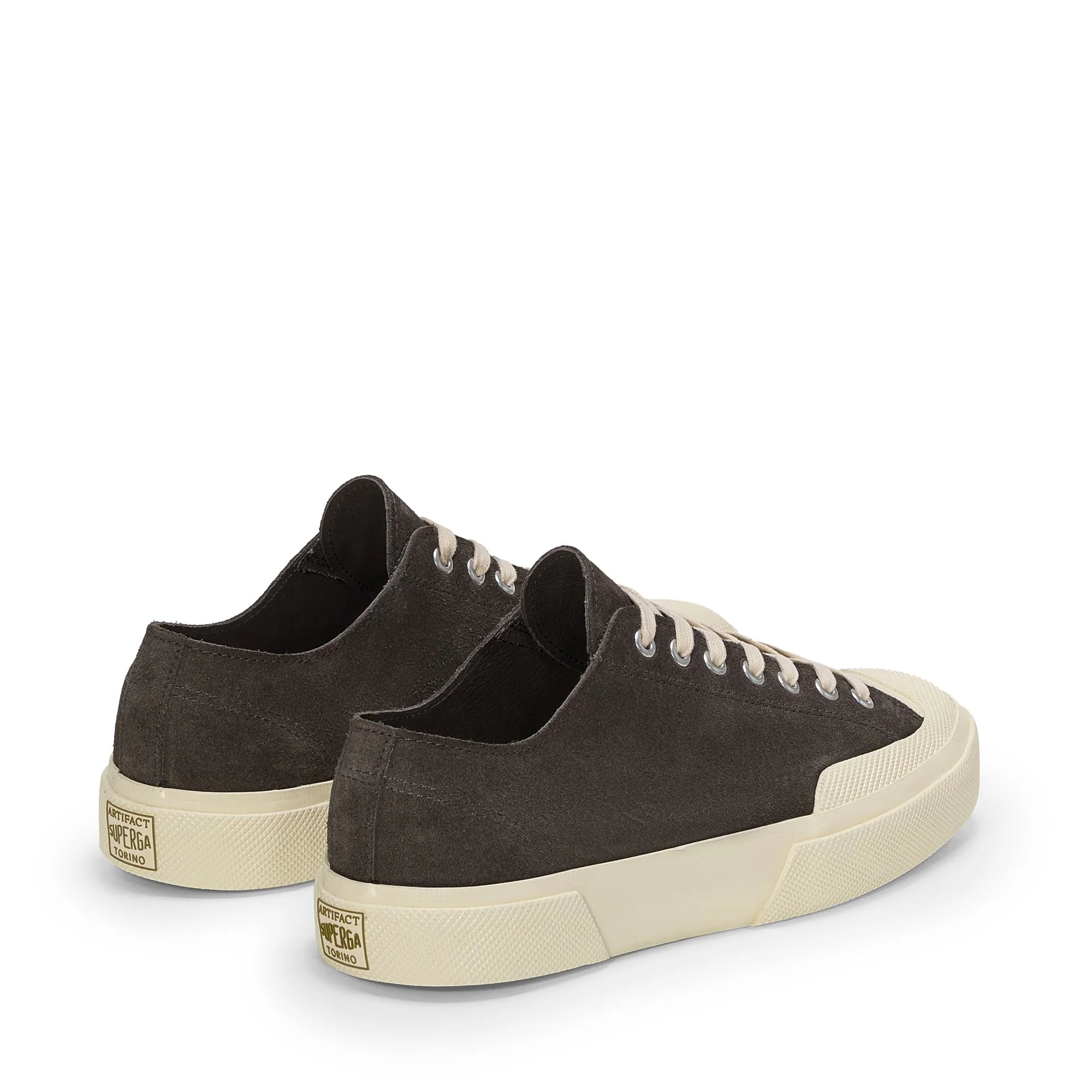 2432 WORKS SUEDE FLESH OUT - Sneakers - Low Cut - Unisex - Grey Volcanic-OffWhite - Image 3