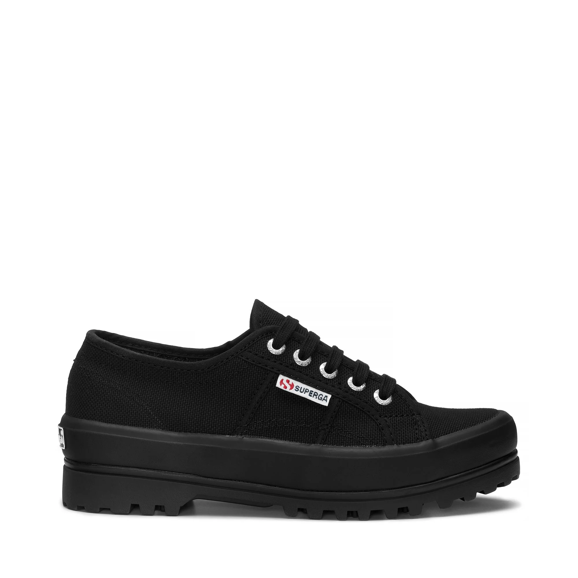 2555 ALPINA - Sneakers - Low Cut - Unisex - Full Black-Black