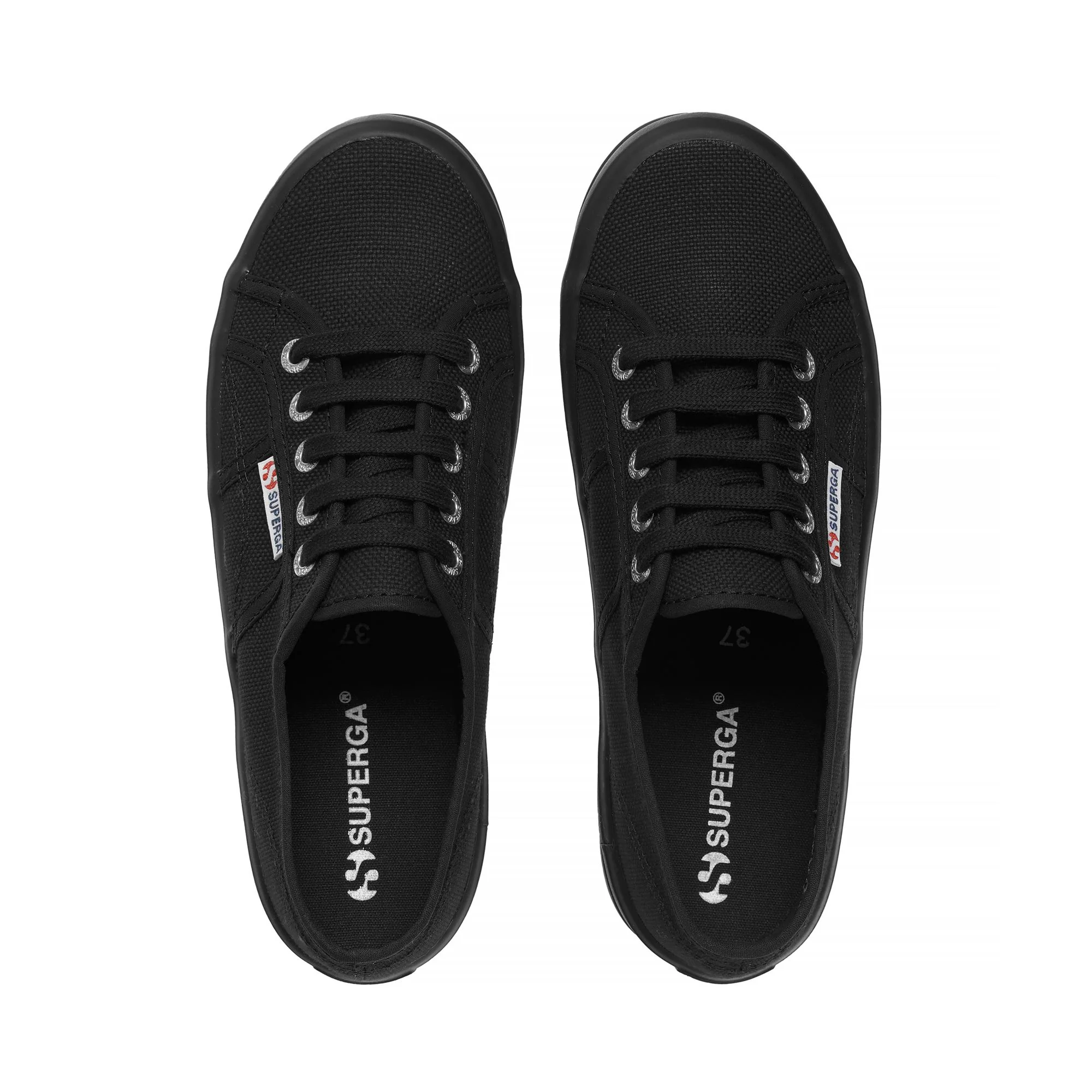2555 ALPINA - Sneakers - Low Cut - Unisex - Full Black-Black - Image 4