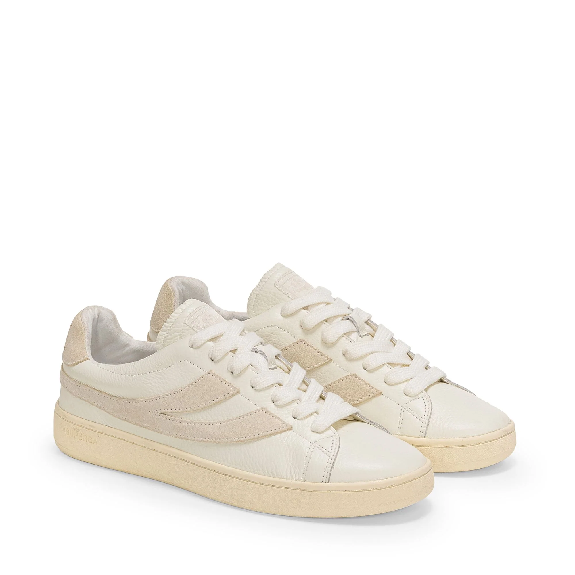 4833 LENDL - Sneakers - Low Cut - Unisex - White Avorio-Beige-F Off White - Image 2