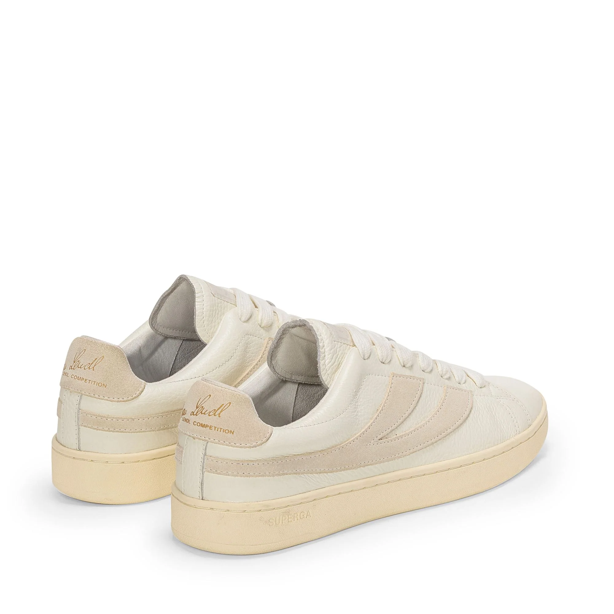4833 LENDL - Sneakers - Low Cut - Unisex - White Avorio-Beige-F Off White - Image 3