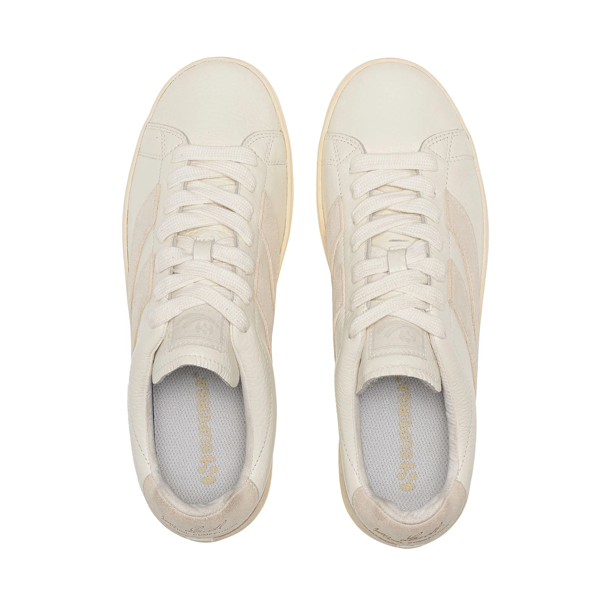 4833 LENDL - Sneakers - Low Cut - Unisex - White Avorio-Beige-F Off White - Image 4