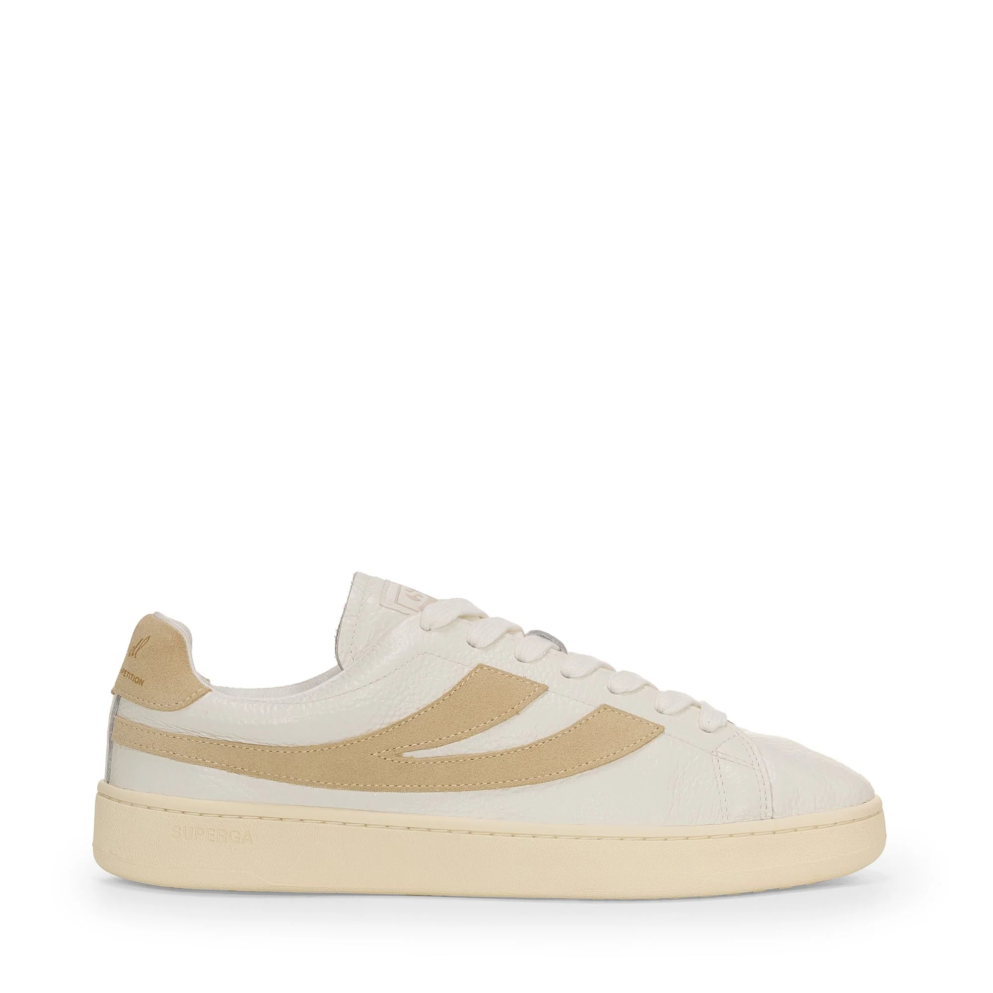4833 LENDL - Sneakers - Low Cut - Unisex - White Avorio-Lt Beige-Off Yellow