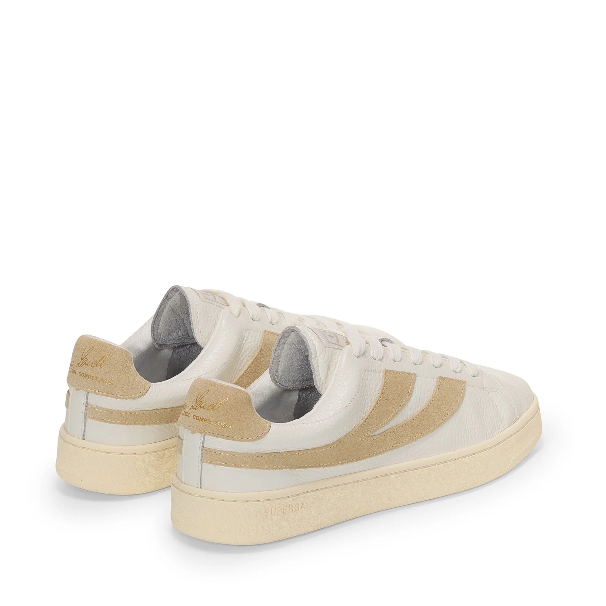 4833 LENDL - Sneakers - Low Cut - Unisex - White Avorio-Lt Beige-Off Yellow - Image 3