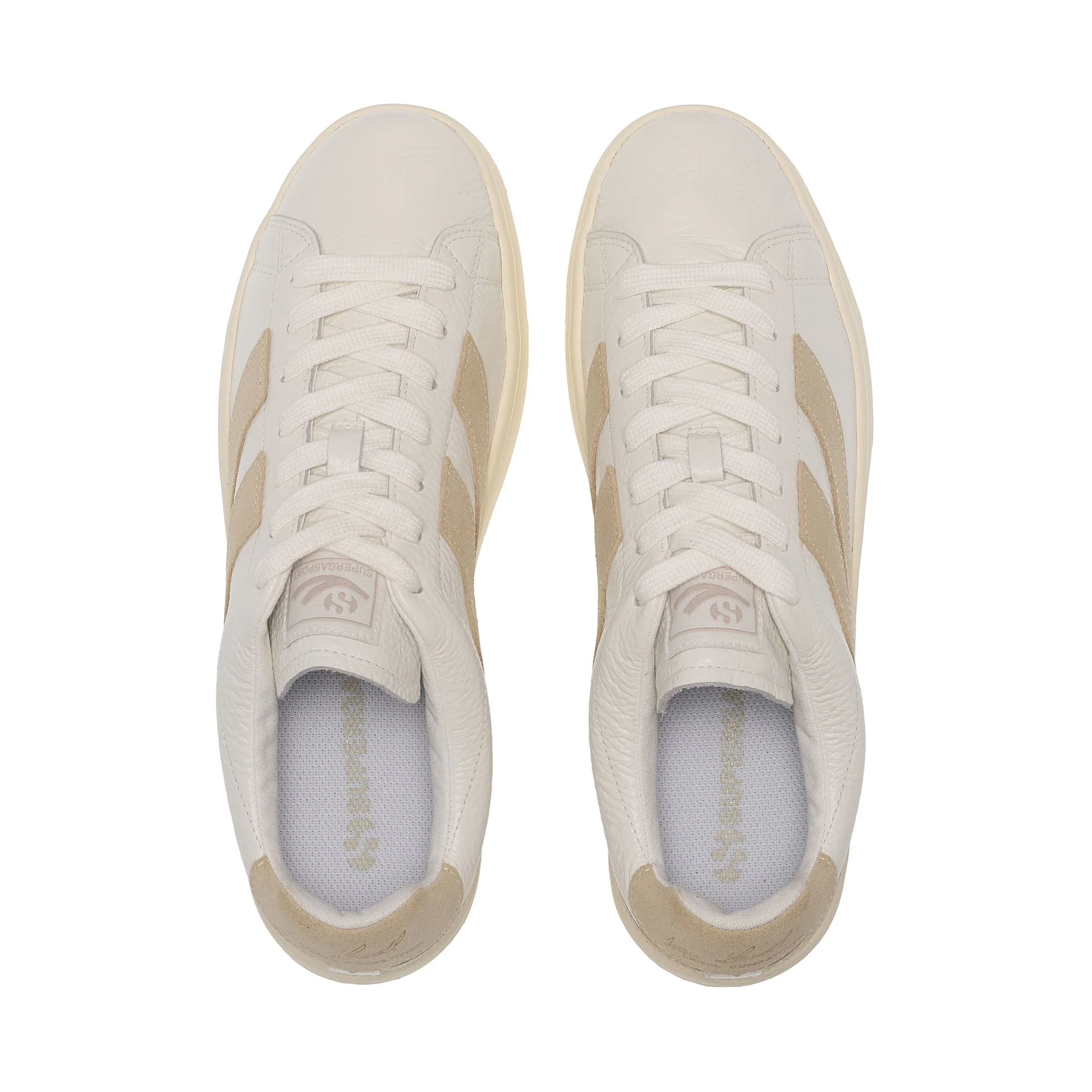 4833 LENDL - Sneakers - Low Cut - Unisex - White Avorio-Lt Beige-Off Yellow - Image 4