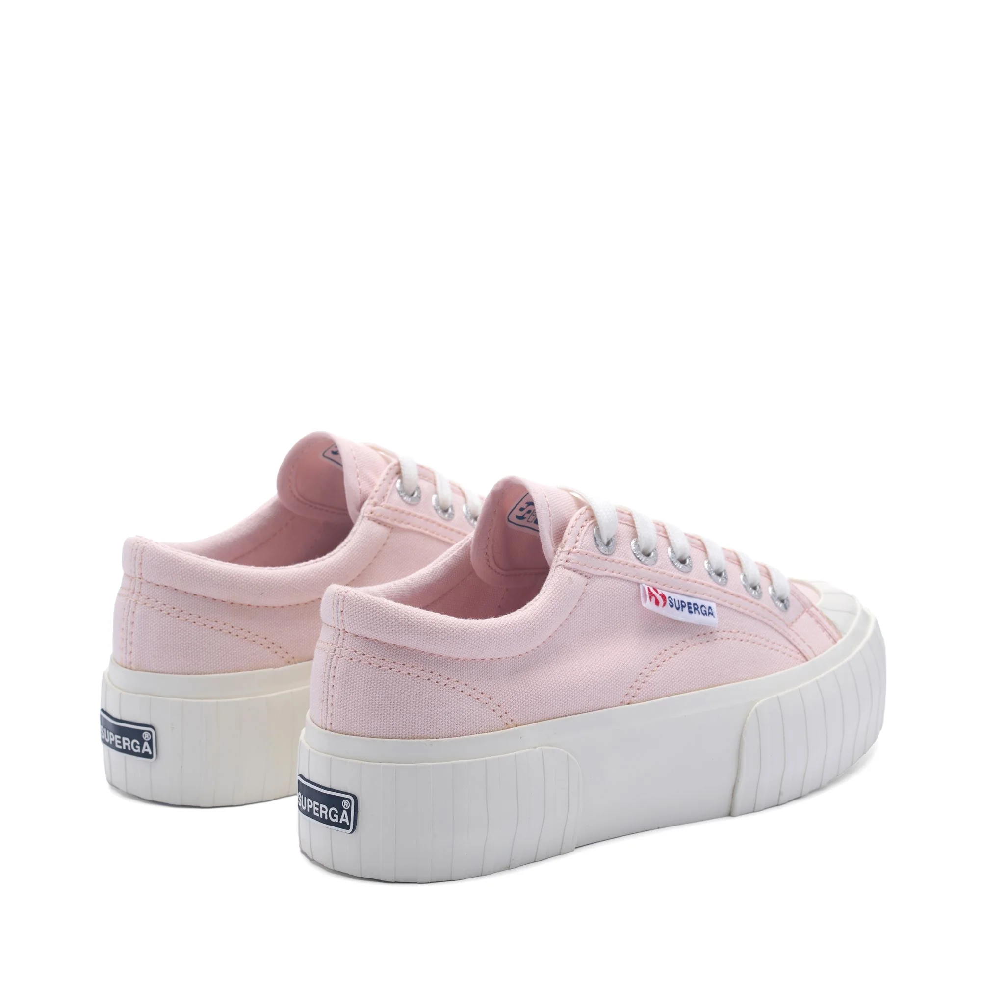2631 STRIPE PLATFORM - Sneakers - Low Cut - Woman - Pink Ish-FAvorio - Image 3