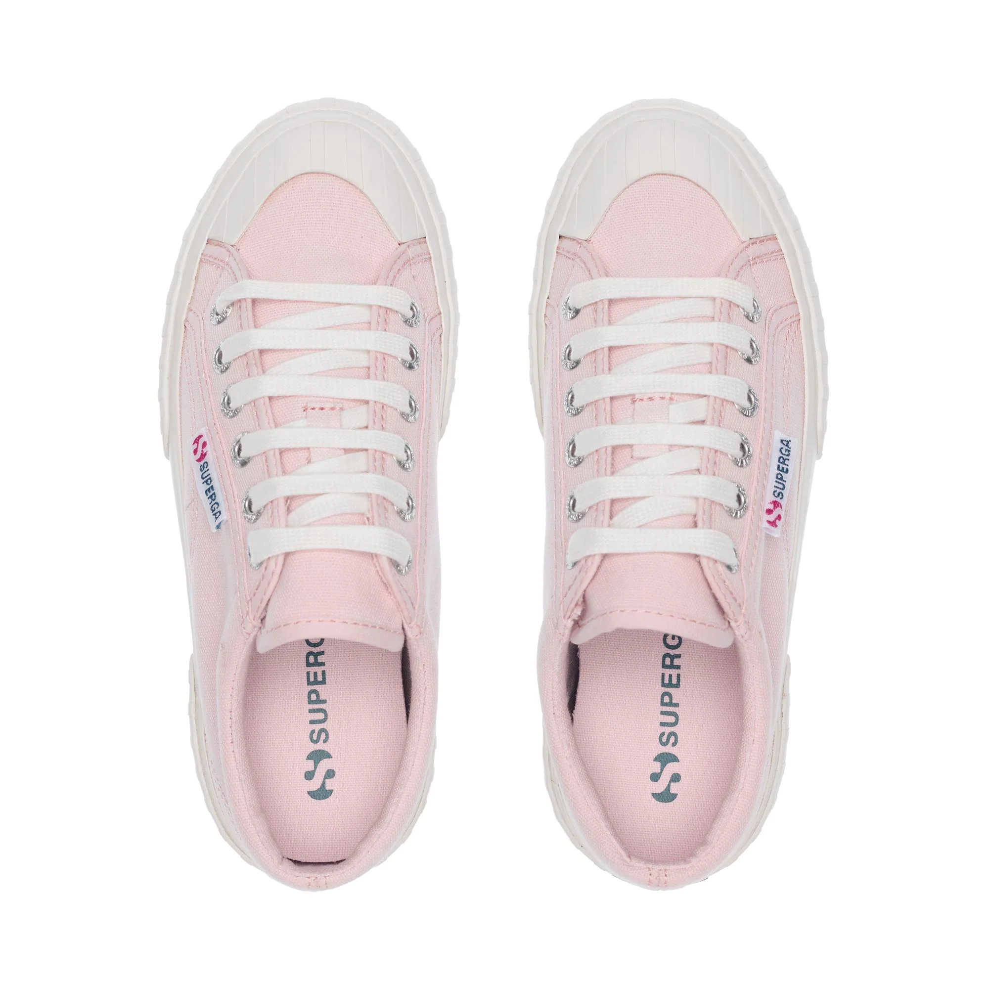 2631 STRIPE PLATFORM - Sneakers - Low Cut - Woman - Pink Ish-FAvorio - Image 4