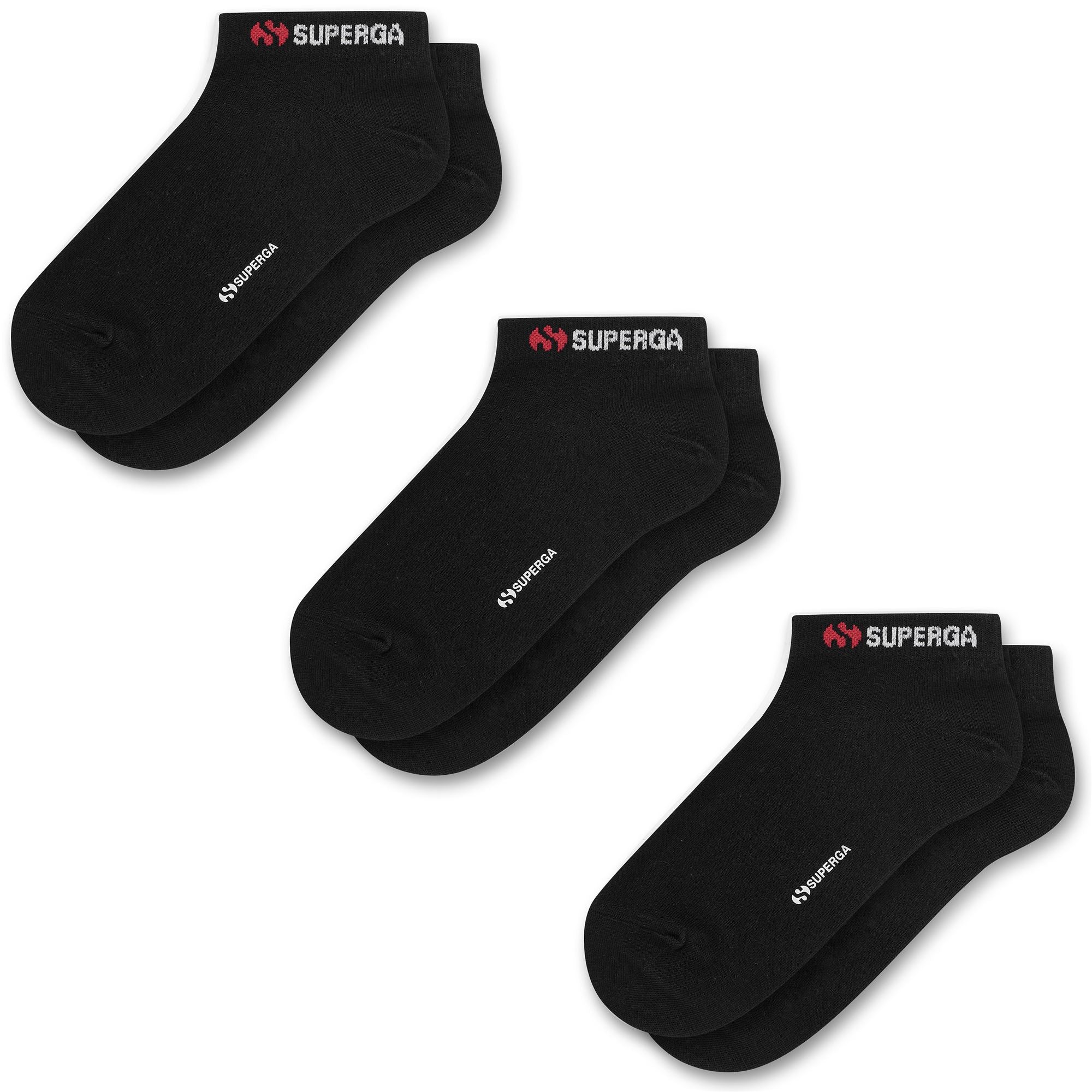 SP-NOOS11 NO SHOW 3PACK - Socks - Inliner - Unisex - Black