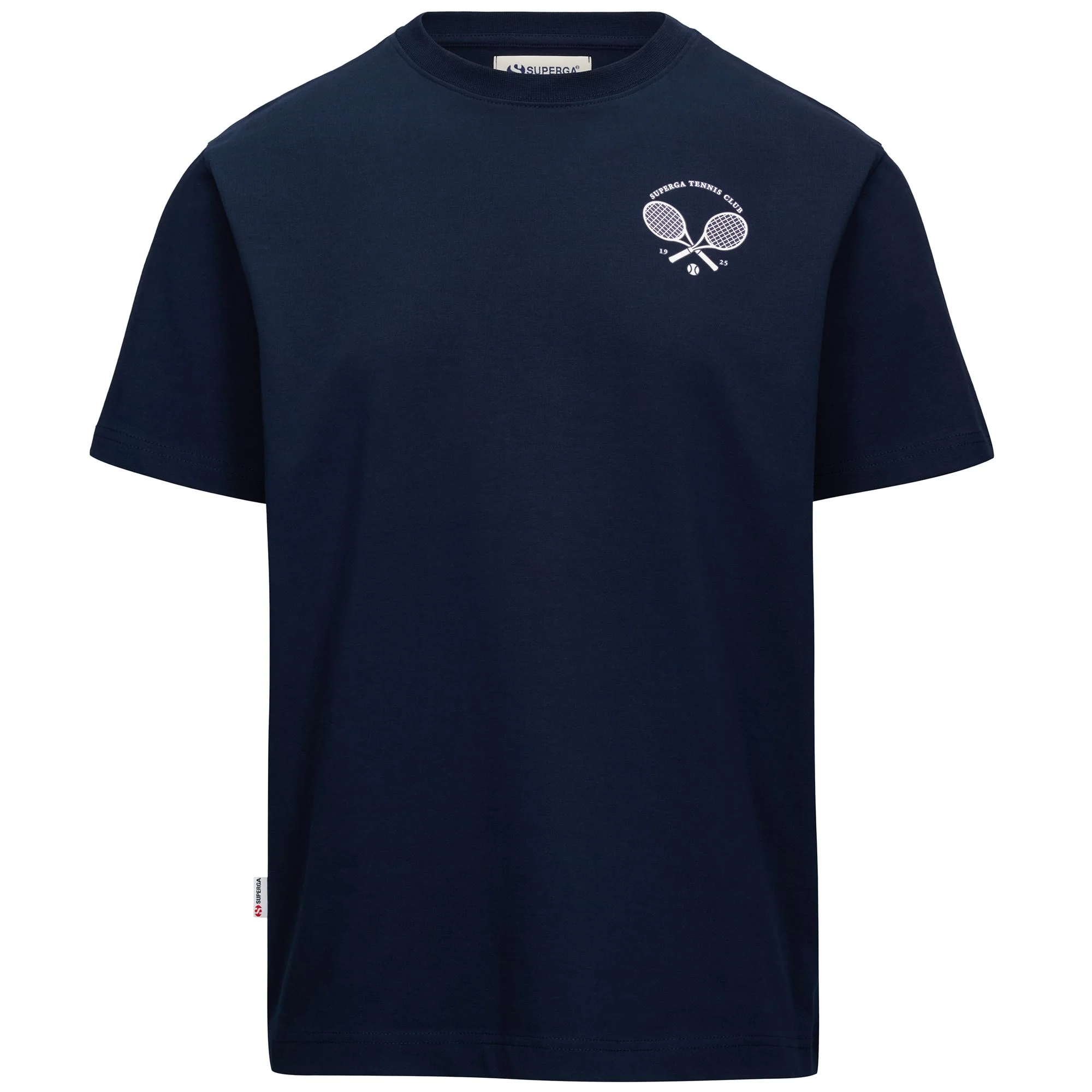 TENNIS CLUB T-SHIRT - T-Shirts & Top - T-Shirt - Unisex - Blue Navy-White Avorio Tennis Club