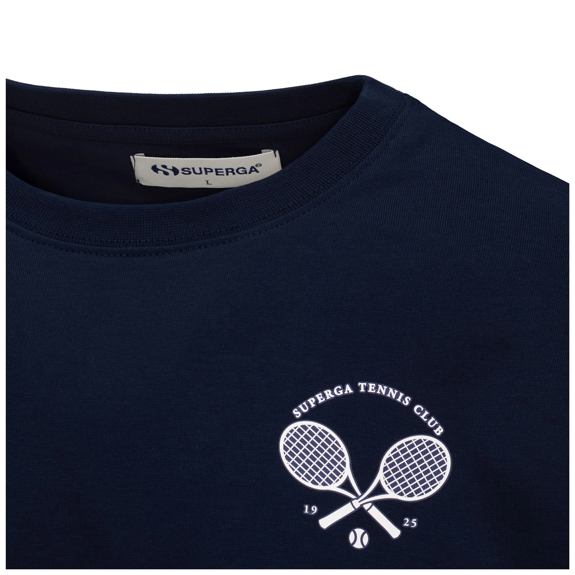 TENNIS CLUB T-SHIRT - T-Shirts & Top - T-Shirt - Unisex - Blue Navy-White Avorio Tennis Club - Image 4