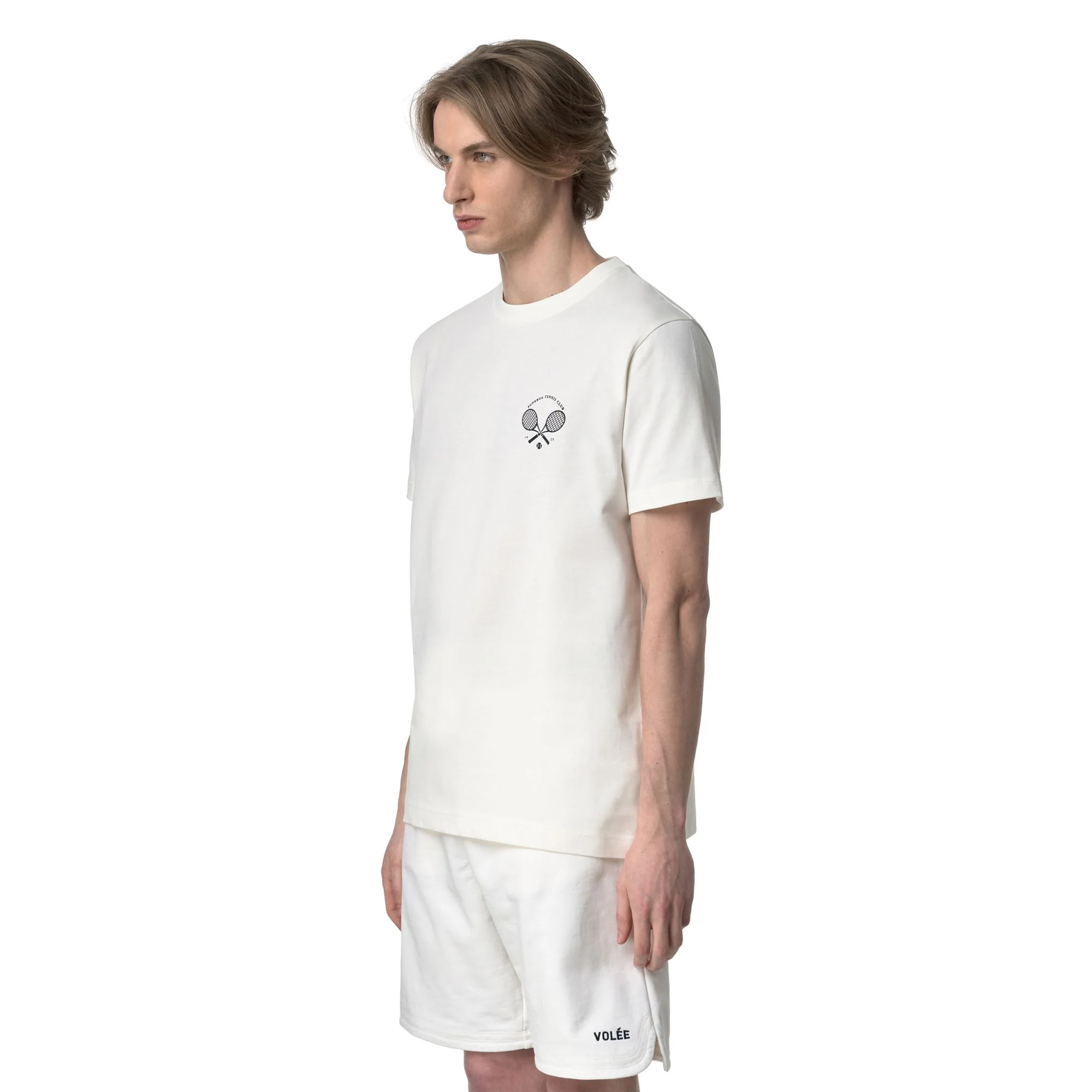 TENNIS CLUB T-SHIRT - T-Shirts & Top - T-Shirt - Unisex - White Avorio-Navy Tennis Club - Image 6